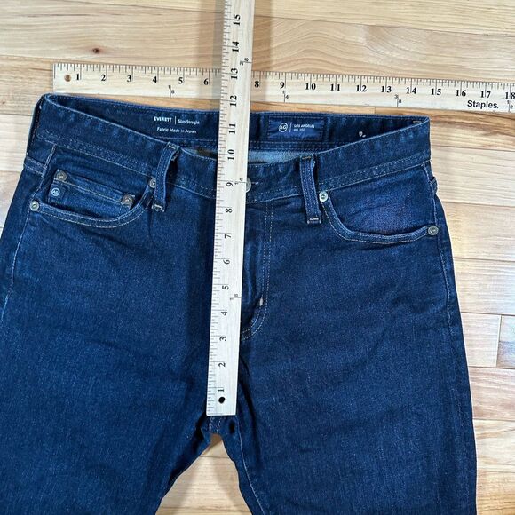 AG Adriano Goldschmied The Everett Slim Straight Jeans Mens 30x32 Blue Denim Men - Picture 6 of 13